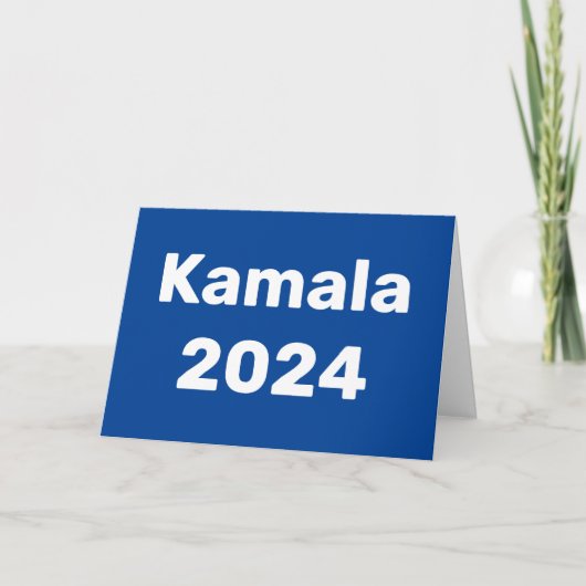 Kamala 2024 presidentsverkiezingen kaart (Voorkant)