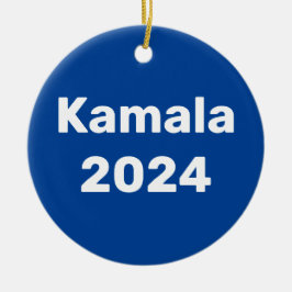 Kamala 2024 presidentsverkiezingen keramisch ornament