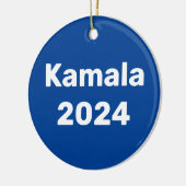 Kamala 2024 presidentsverkiezingen keramisch ornament (Links)