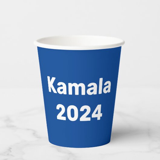 Kamala 2024 presidentsverkiezingen papieren bekers (Voorkant)