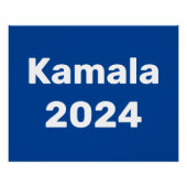 Kamala 2024 presidentsverkiezingen perfect poster (Voorkant)