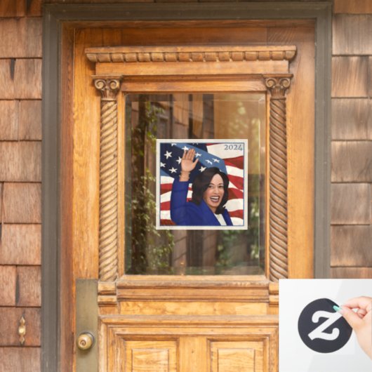 Kamala 2024 raamsticker (Huis Deur)