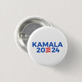 Kamala 2024 ronde button 3,2 cm (Voorkant /achterkant)