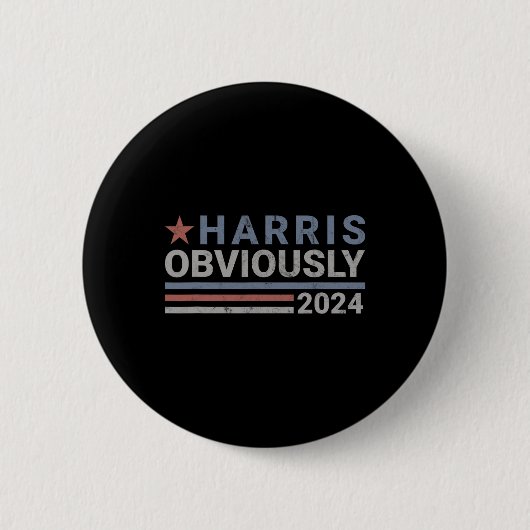 - Kamala 2024 Ronde Button 5,7 Cm (Voorkant)