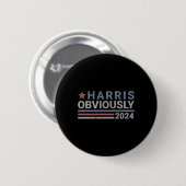 - Kamala 2024 Ronde Button 5,7 Cm (Voorkant /achterkant)