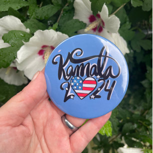 Kamala 2024 ronde button 7,6 cm