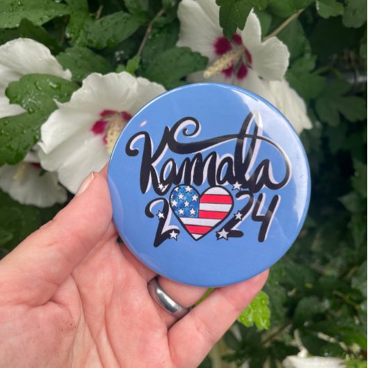 Kamala 2024 ronde button 7,6 cm