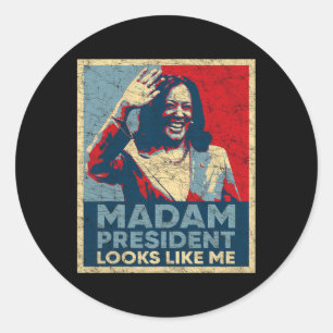 Kamala 2024 ronde sticker