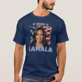 Kamala 2024 Rood, Wit en Blauw T-shirt (Voorkant)