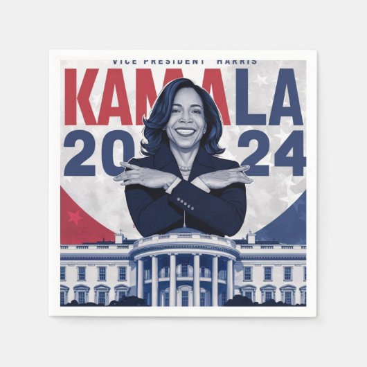Kamala 2024 servet (Voorkant)