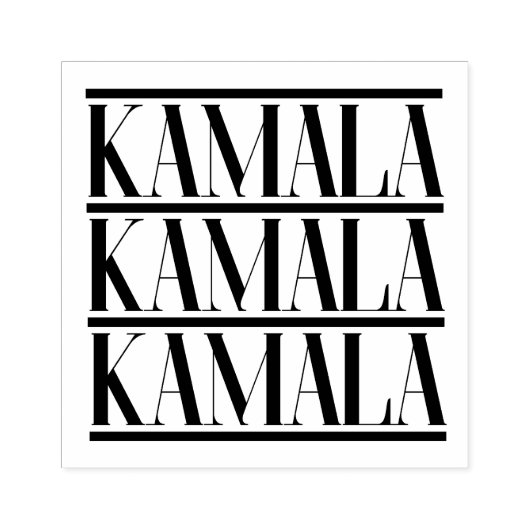 Kamala 2024 Stemming Kamala Harris 2024 Verkiezing Rubberstempel (Afrduk)