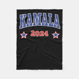 Kamala 2024 Sticker Fleece Deken