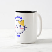 Kamala 2024 tweekleurige koffiemok (Voorkant rechts)