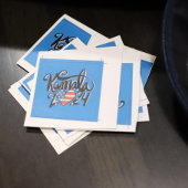 Kamala 2024 vierkante sticker