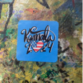 Kamala 2024 vierkante sticker