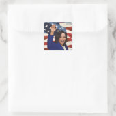 Kamala 2024 vierkante sticker (Tas)