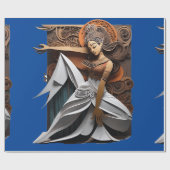 Kamala 2024 voor President Thunder_Cove Cadeaupapier (Vlak)