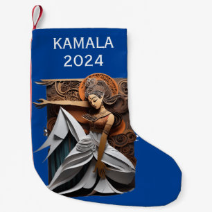 Kamala 2024 voor President Thunder_Cove Kleine Kerstsok
