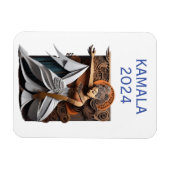 Kamala 2024 voor President Thunder_Cove Magneet (Horizontaal)