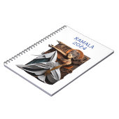 Kamala 2024 voor President Thunder_Cove Notitieboek (Linkerzijde)