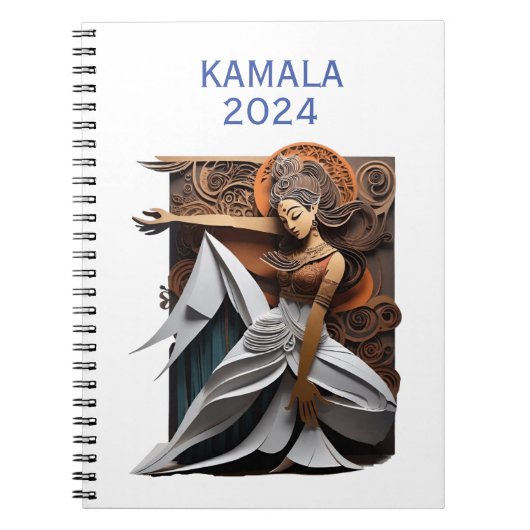 Kamala 2024 voor President Thunder_Cove Notitieboek (Voorkant)