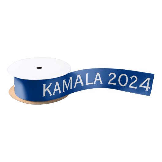 Kamala 2024 voor President Thunder_Cove Satijnen Lint (Spoel)