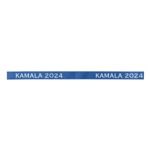 Kamala 2024 voor President Thunder_Cove Satijnen Lint (Voorkant)
