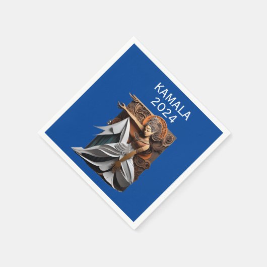 Kamala 2024 voor President Thunder_Cove Servet (Hoek)