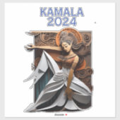 Kamala 2024 voor President Thunder_Cove Sticker (Vel)