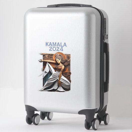 Kamala 2024 voor President Thunder_Cove Sticker (Koffer)