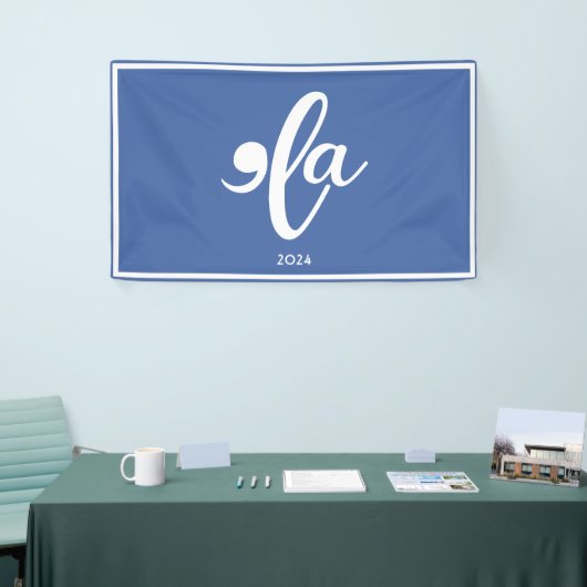 Kamala 2024 Zeg haar naam Spandoek (Beurs)