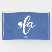 Kamala 2024 Zeg haar naam Spandoek (Horizontaal)