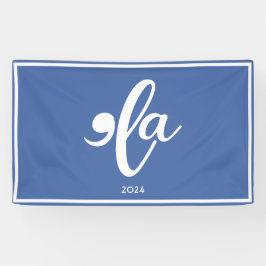 Kamala 2024 Zeg haar naam Spandoek