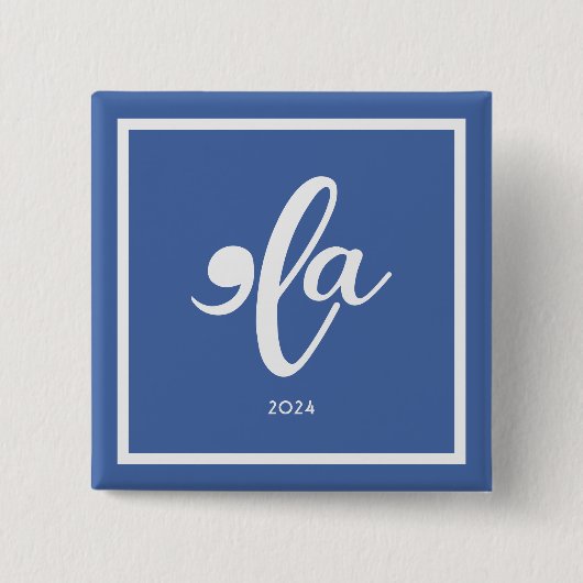 Kamala 2024 Zeg haar naam Vierkante Button 5,1 Cm (Voorkant)