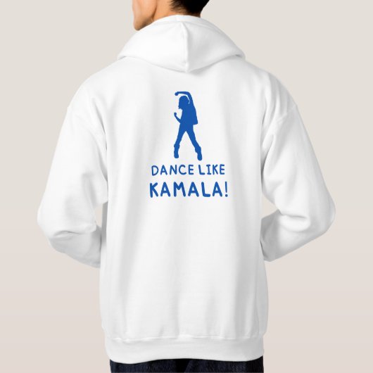 Kamala 2 dansen als Kamala, Harris 2024 Hoodie (Achterkant)
