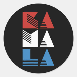 Kamala 47 Kamala47 President Verenigde Staten Amer Ronde Sticker