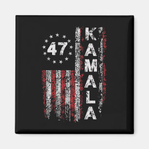 Kamala 47 Kamala47 President Verenigde Staten Vlag Magneet