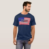 KAMALA 4 POTUS - Amerikaanse vlag T-shirt (Voorkant volledig)