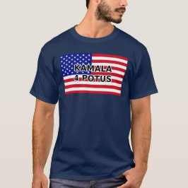 KAMALA 4 POTUS - Amerikaanse vlag T-shirt