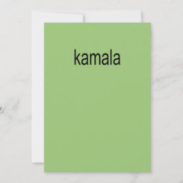 Kamala Album Hoesje Kaart