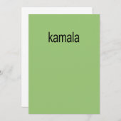 Kamala Album Hoesje Kaart (Voorkant / Achterkant)