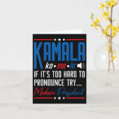 Kamala, als dat te moeilijk is om uit te spreken,  kaart (Gele Bloem)