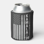 Kamala American Flag President Verkiezing Verenigd Blikjeskoeler (Blikje Voorkant)