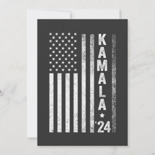 Kamala American Flag President Verkiezing Verenigd Kaart