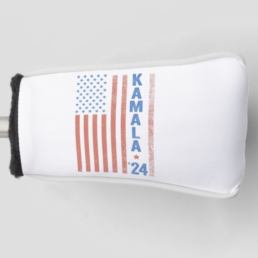 Kamala Amerikaanse Vlag President Verkiezing Golfheadcover (Voorkant)
