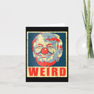 Kamala Anti Trump Clown Retro Trump Raar Kaart