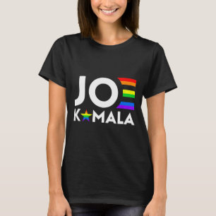 Kamala Biden Harris 2020 LGBT Gay Pride Vlag Democ T-shirt