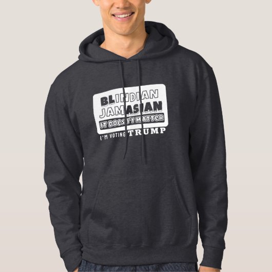 Kamala Black Indian Jamaican Asian Hoodie (Voorkant)