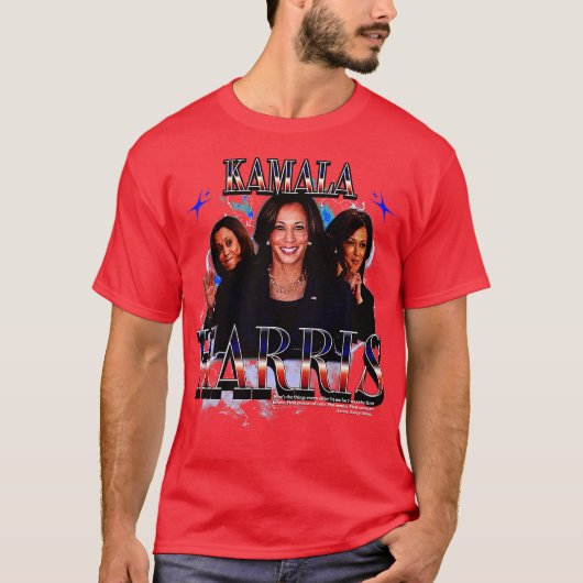Kamala Bootleg Ontwerp T-shirt (Voorkant)