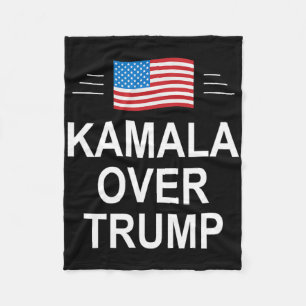Kamala boven Trump Pro-trump Conservatief Patriott Fleece Deken
